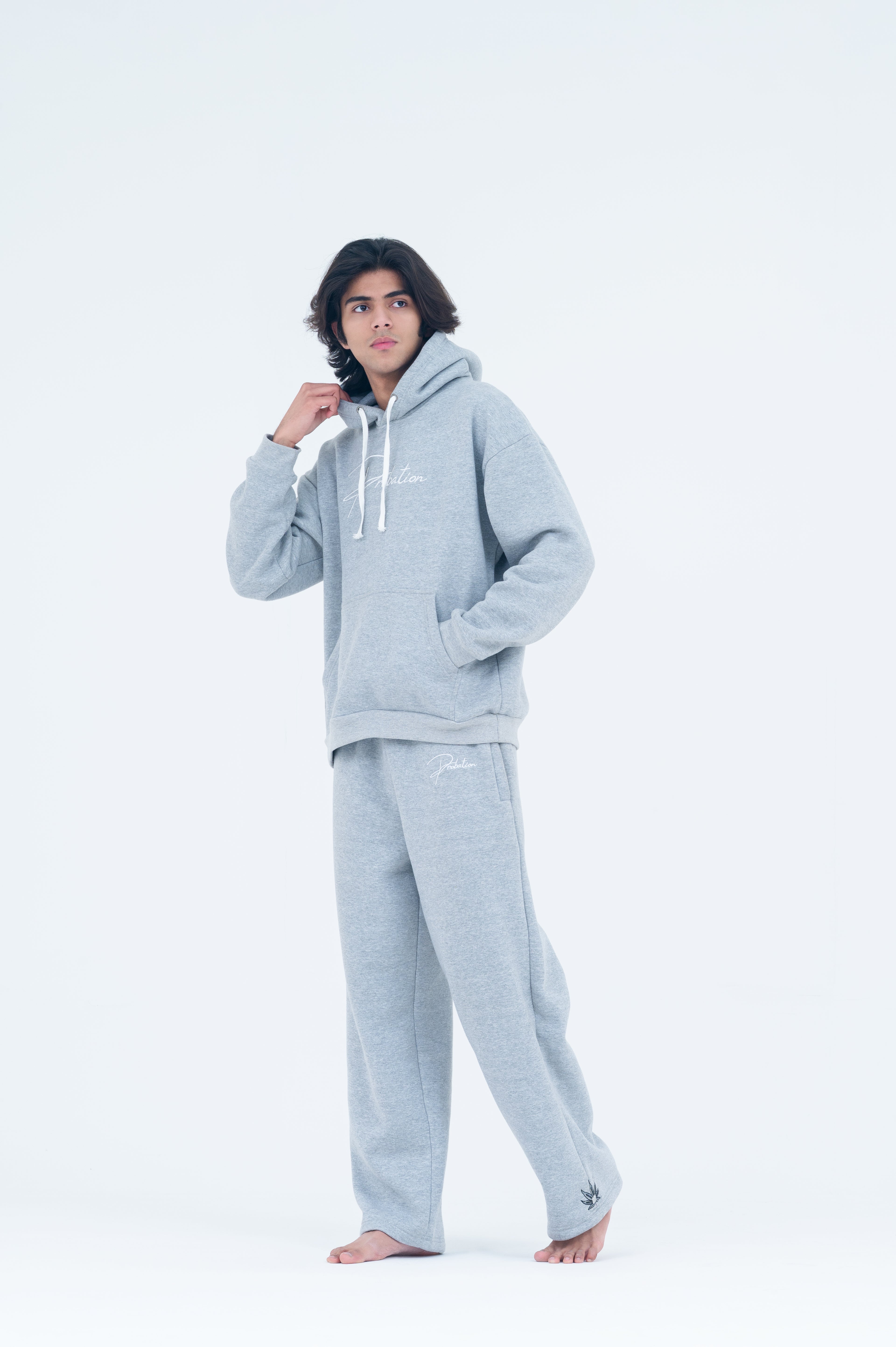 Gray Oversized Sweatsuit