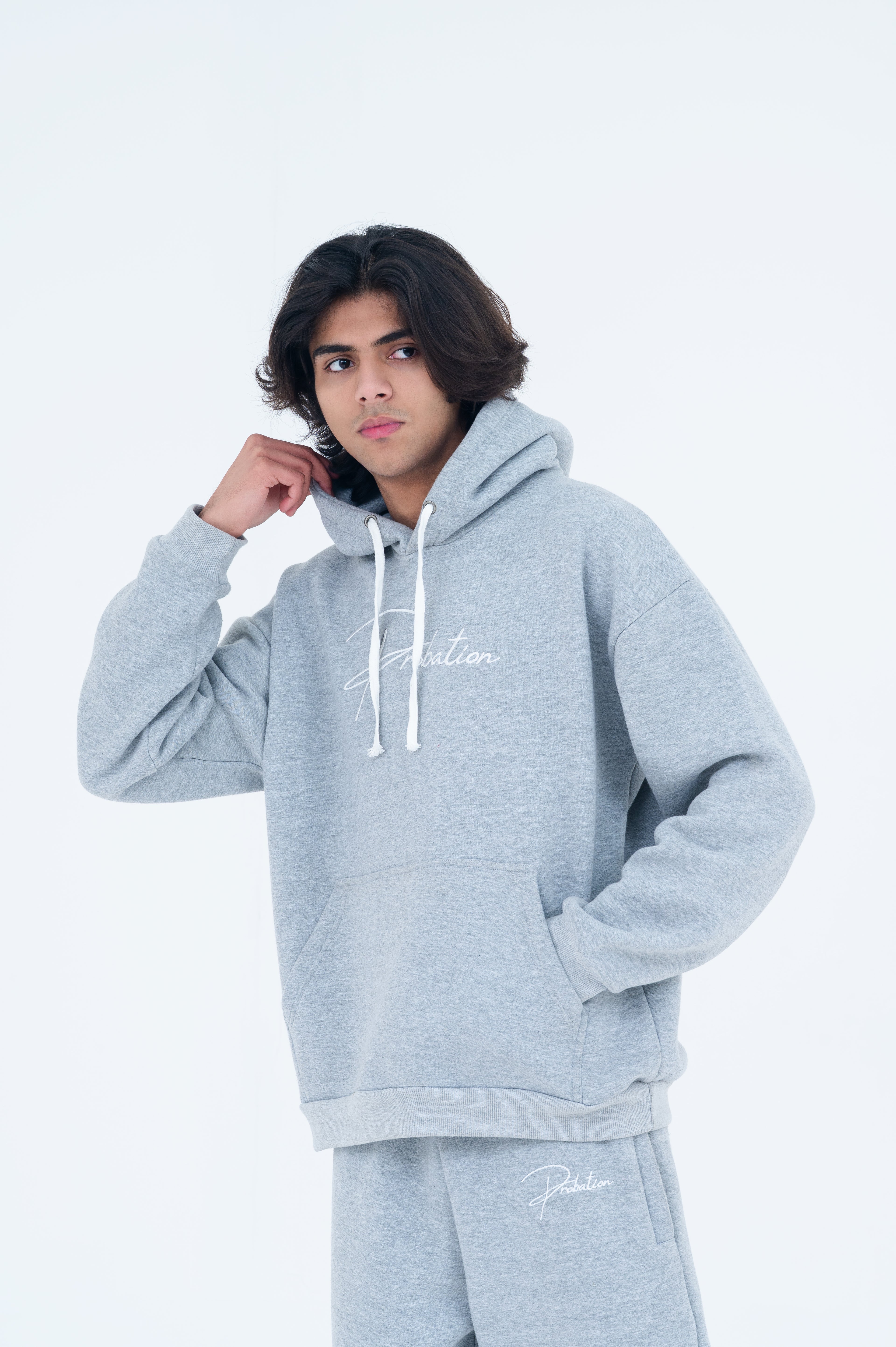 Gray Oversized Hoodie