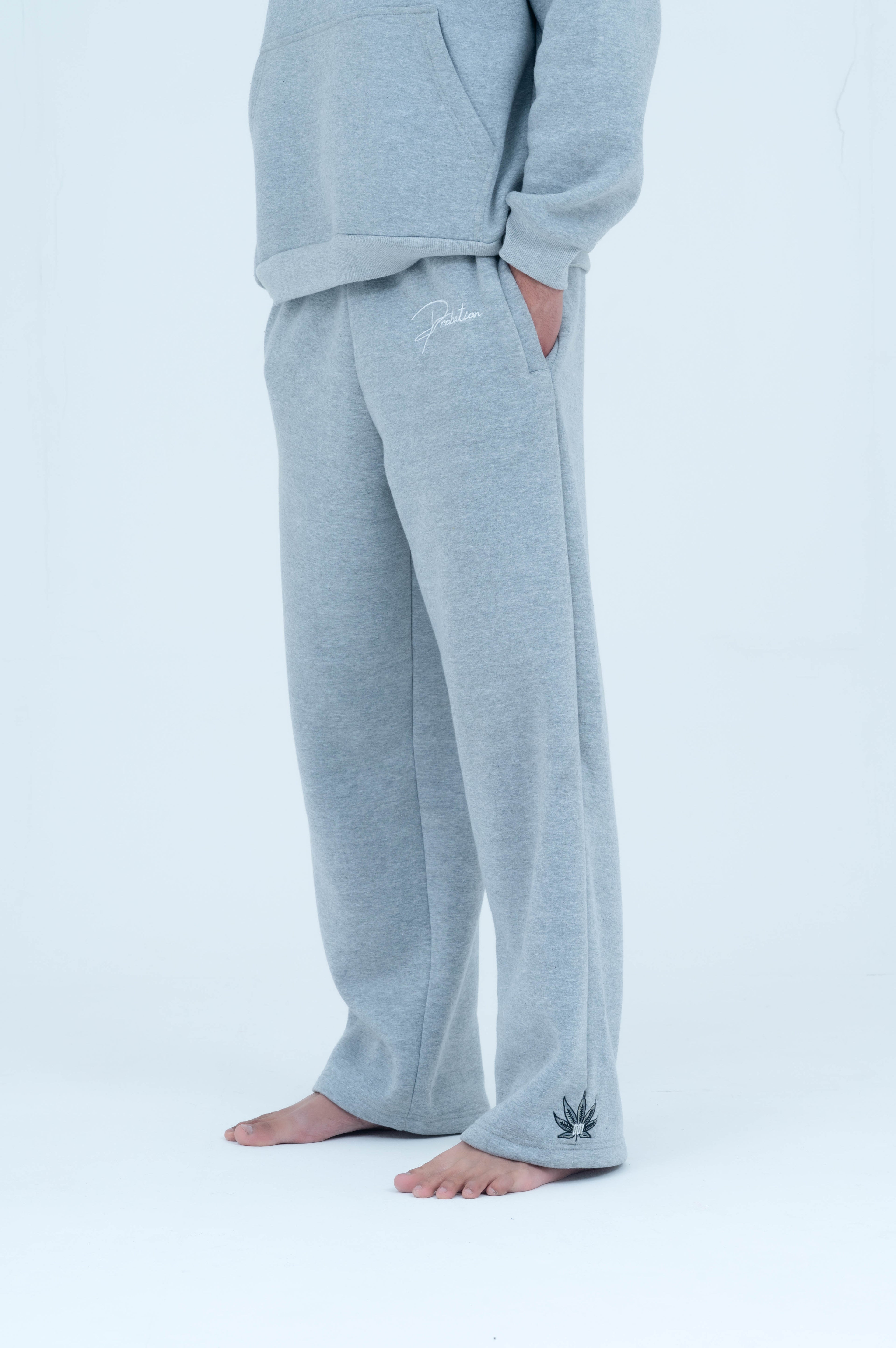 Gray Baggy Sweatpants