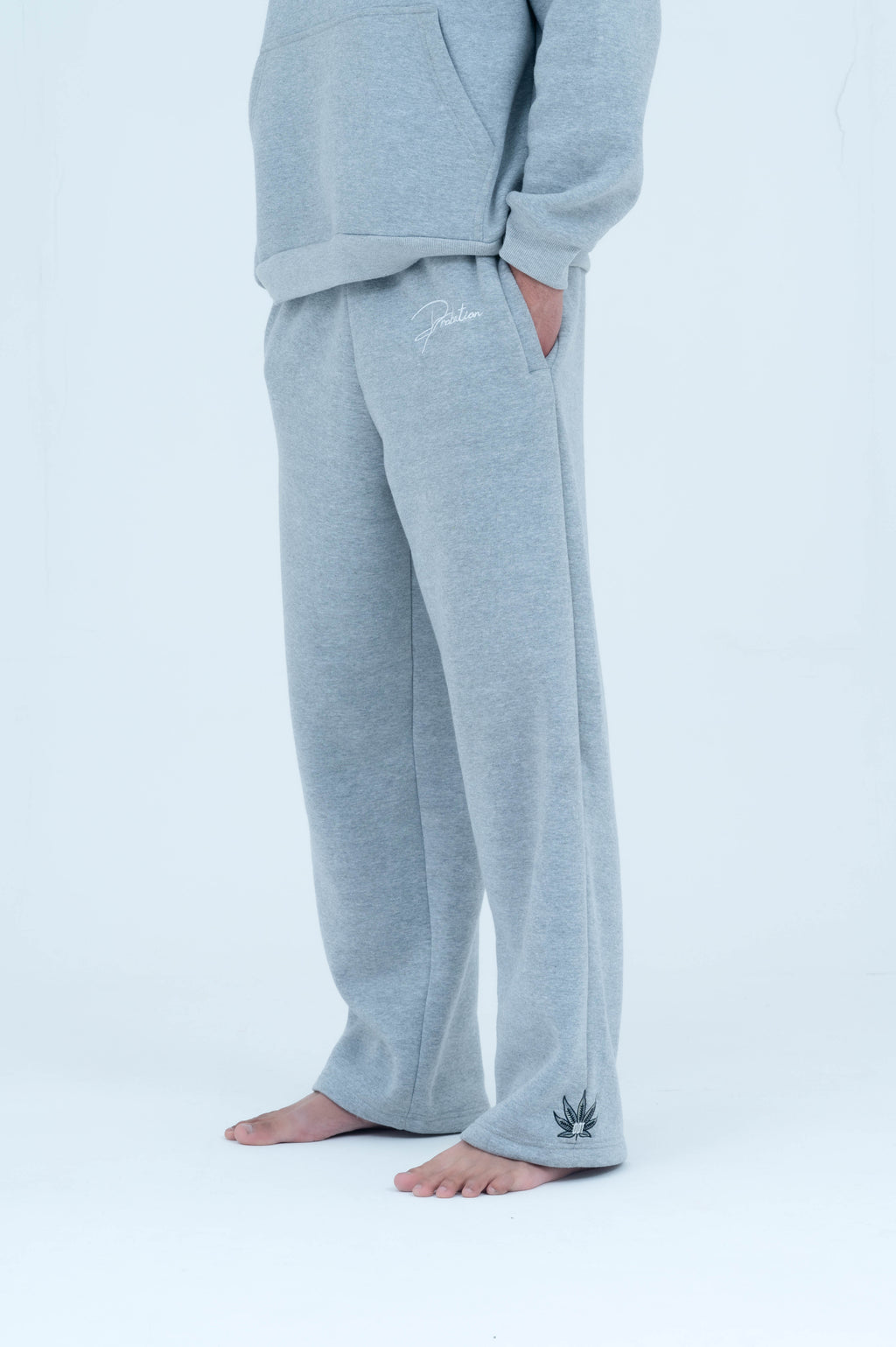 Gray Oversized Sweatsuit