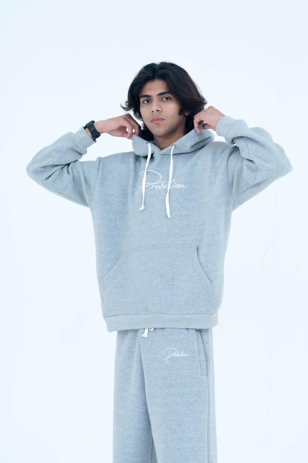 Gray Oversized Hoodie