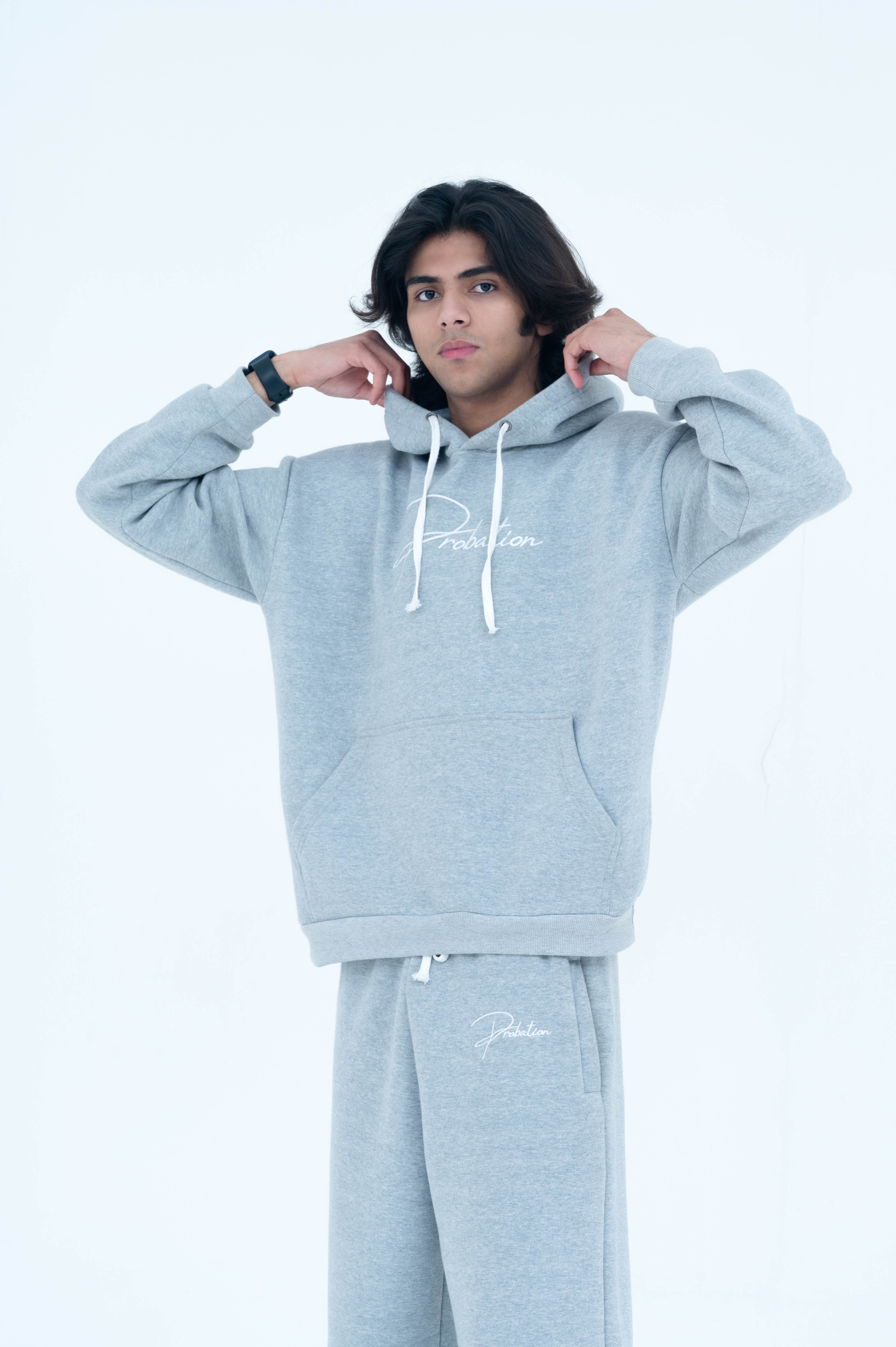 Gray Oversized Hoodie