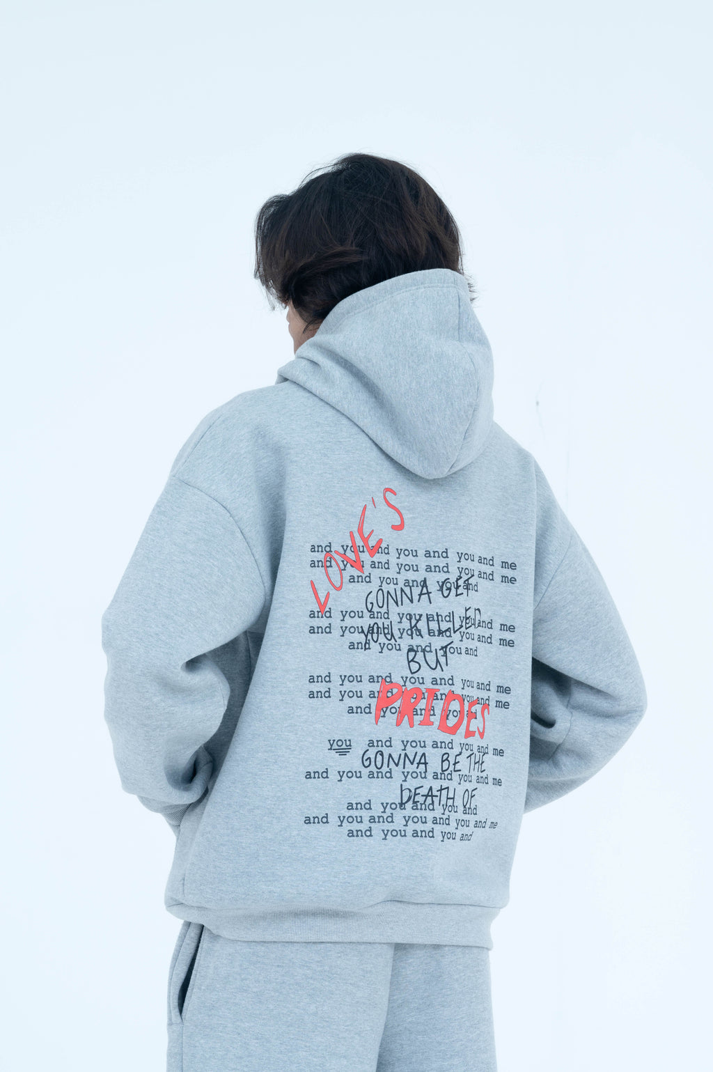 Gray Oversized Hoodie