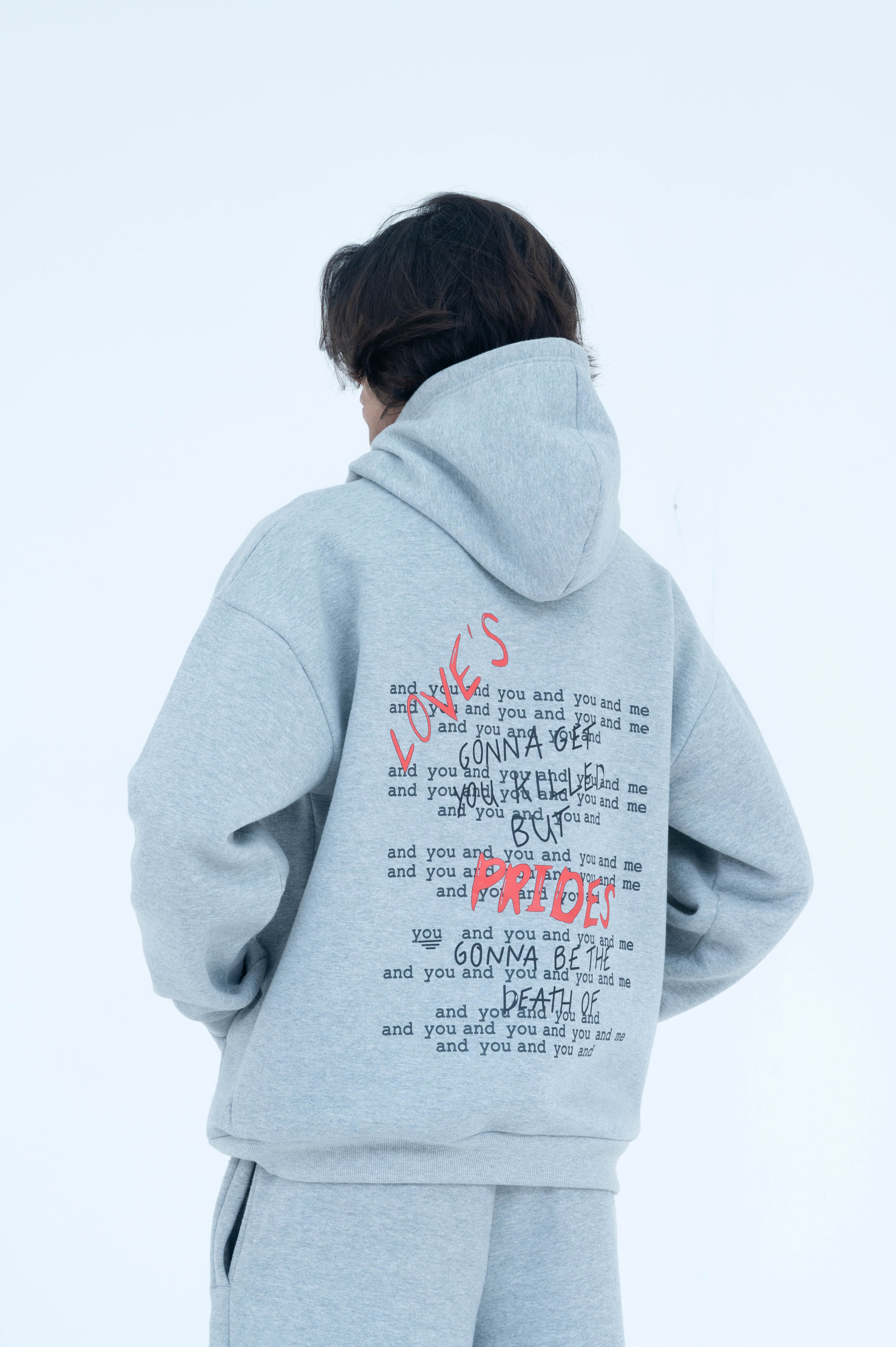 Gray Oversized Hoodie