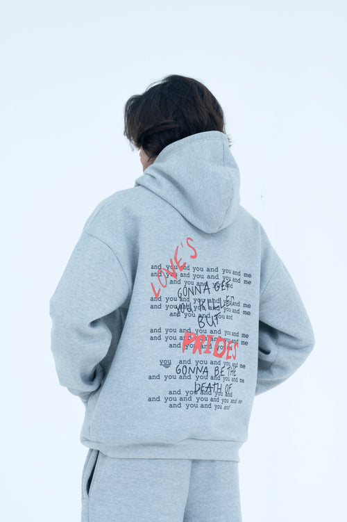 Gray Oversized Hoodie